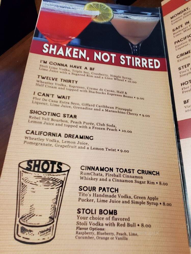 BurgerFin - Clinton Township, MI menu_pic