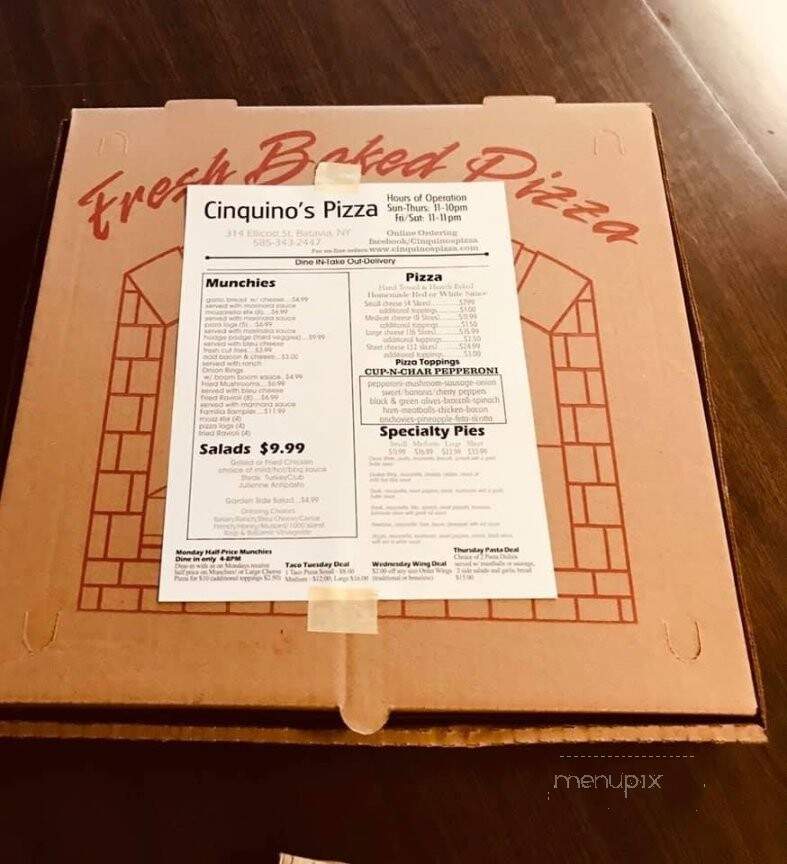 Cinquino's Pizza - Batavia, NY
