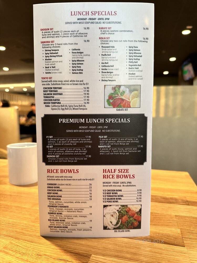 I Luv Sushi Too - Artesia, CA menu_pic