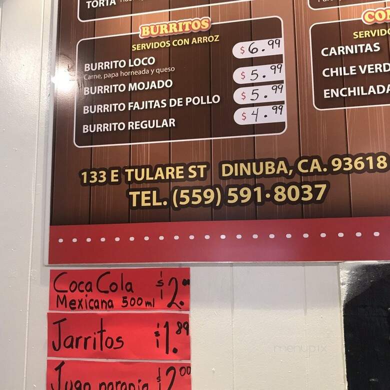 El Burrito Loco - Dinuba, CA