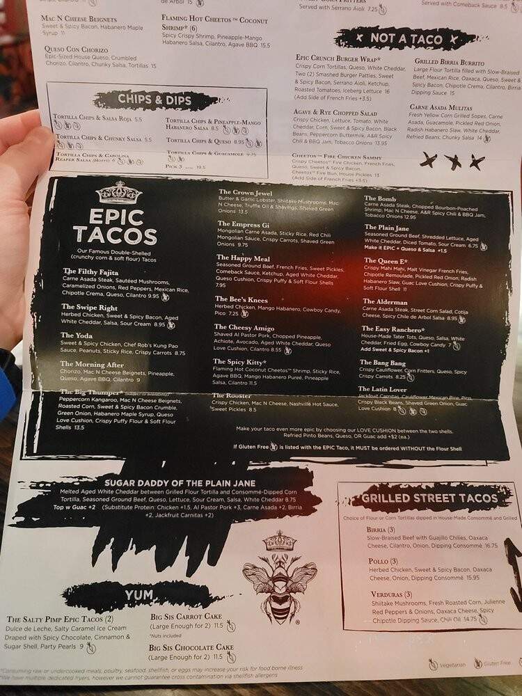 Agave & Rye - Louisville, KY menu_pic