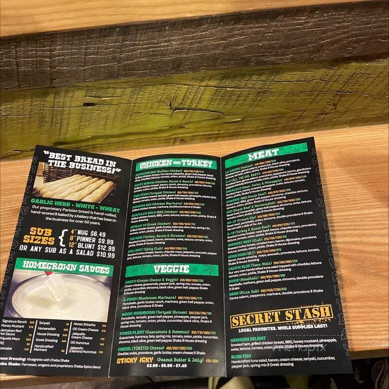 Cheba Hut Toasted Subs - Chandler, AZ menu_pic