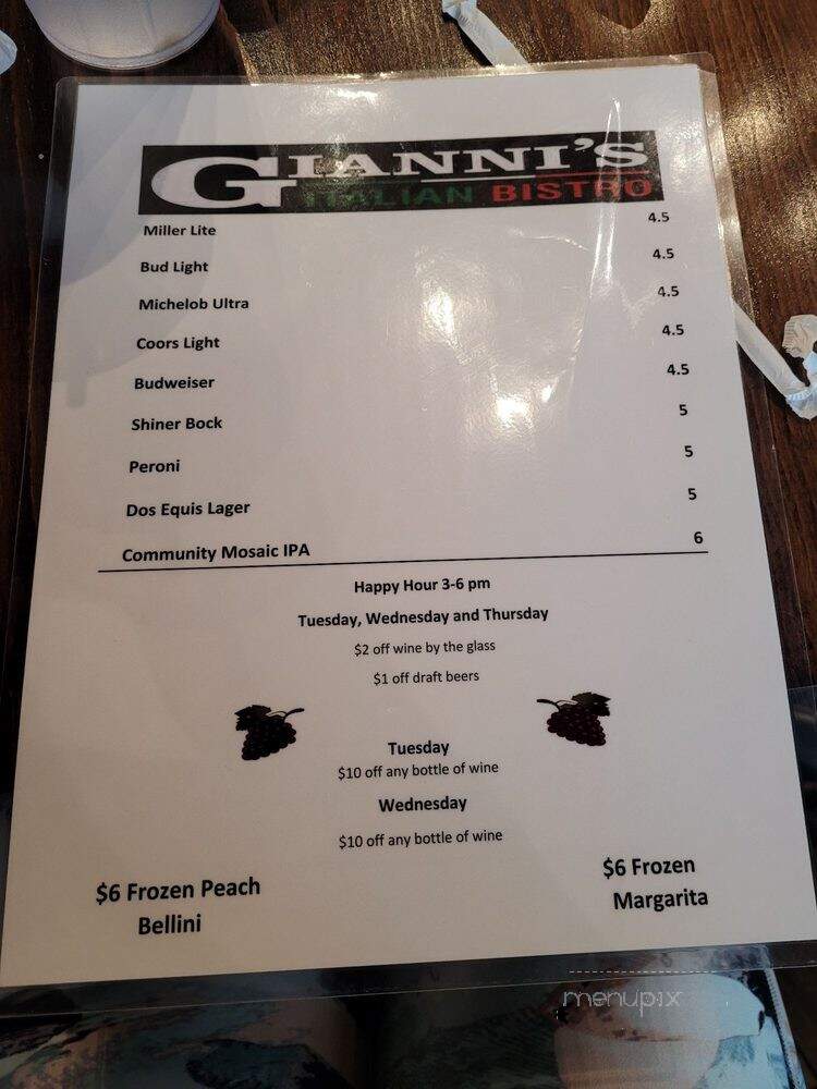 Gianni's Italian Bistro - Heath, TX