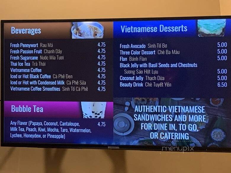 Taste ToGo Banh Mi - Kent, WA menu_pic