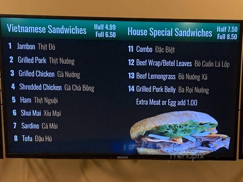 Taste ToGo Banh Mi - Kent, WA menu_pic