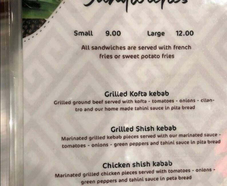 Santorini Restaurant and Cafe - Brooklyn, NY menu_pic