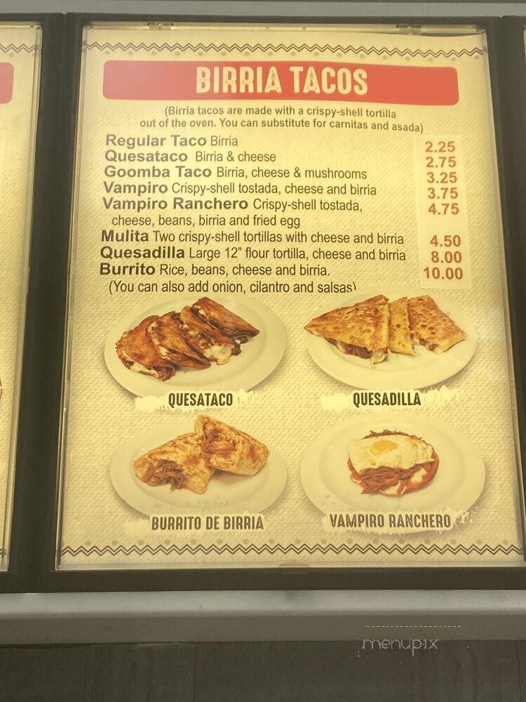 L.A. Birria Pizza - Los Angeles, CA menu_pic