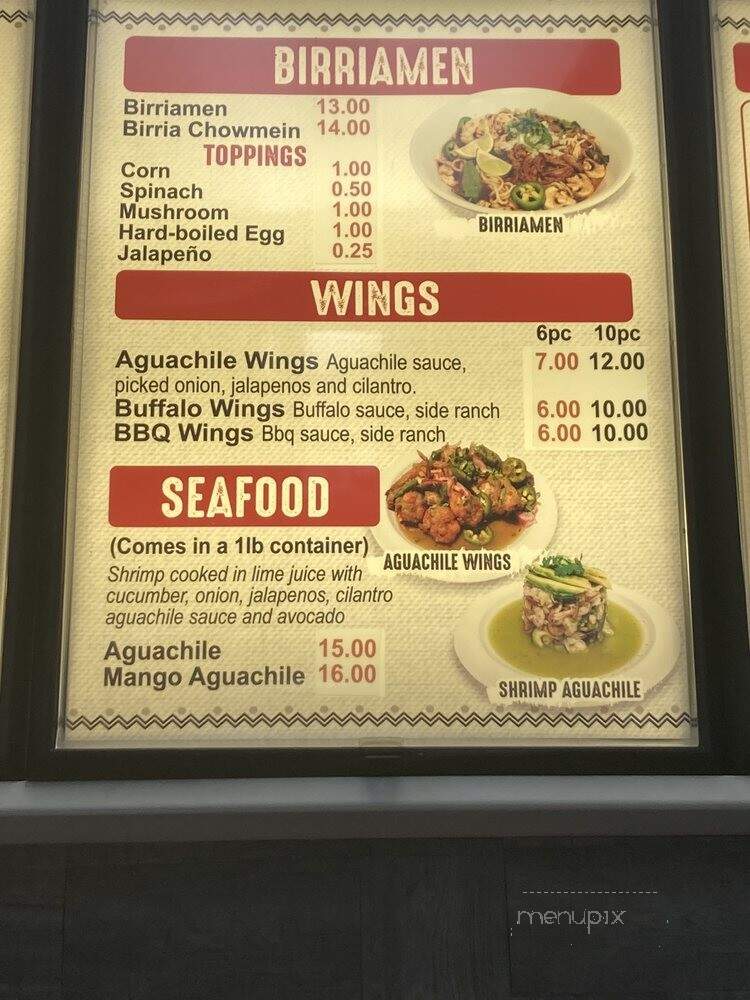 L.A. Birria Pizza - Los Angeles, CA menu_pic