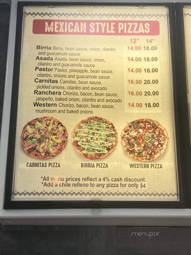 L.A. Birria Pizza - Los Angeles, CA menu_pic