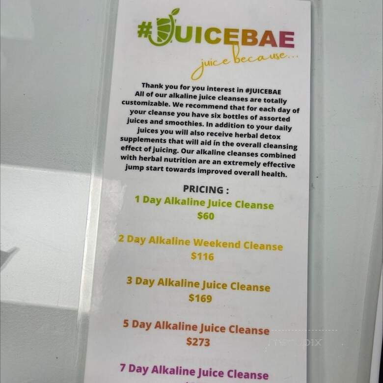 Beyond Vegan - Culver City, CA menu_pic
