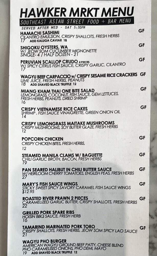 Phorage WeHo - West Hollywood, CA menu_pic