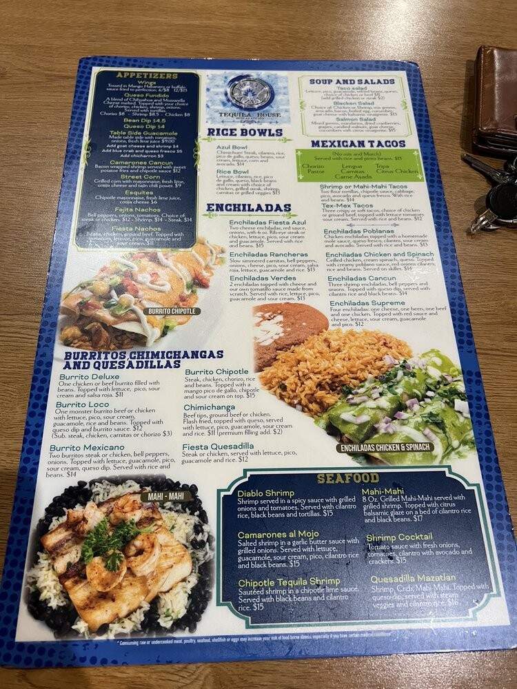 Fiesta Azul Tequila House - Melbourne, FL menu_pic