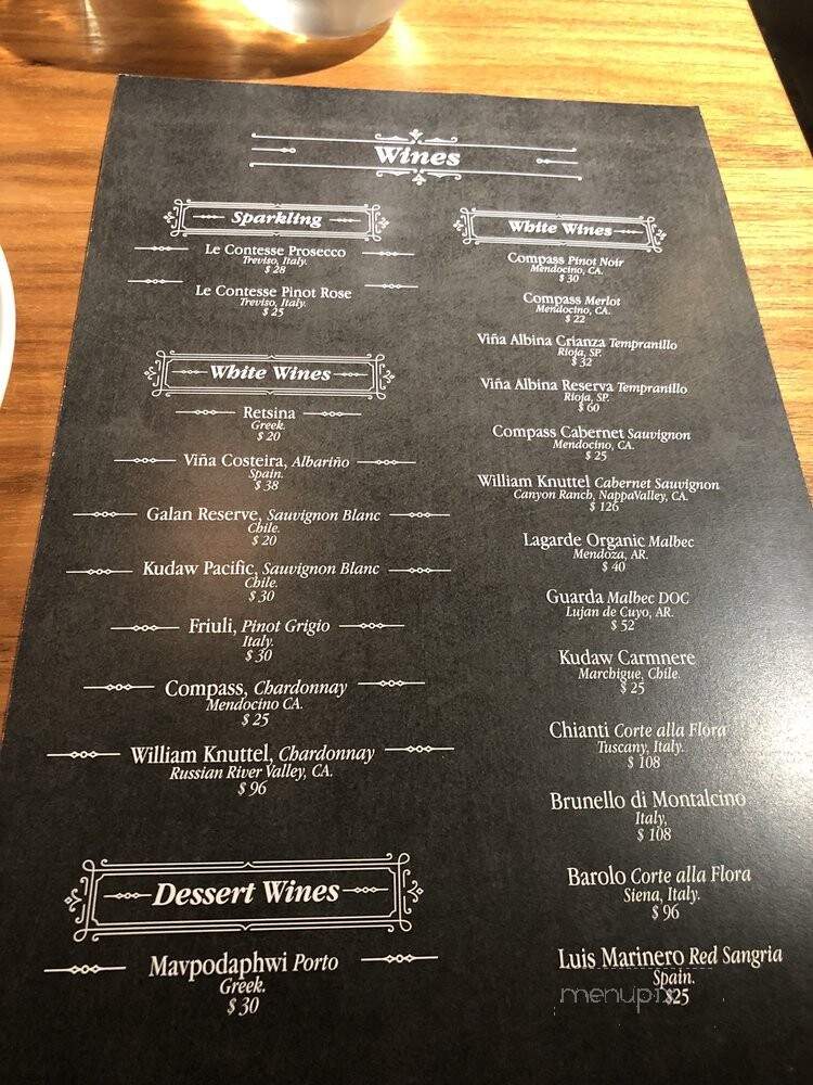 Dimitrios Mediterranean Cuisine - Miami, FL menu_pic