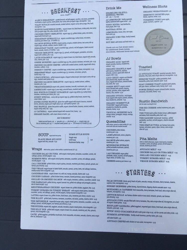 Juice & Java Nmb - Sunny Isles Beach, FL menu_pic