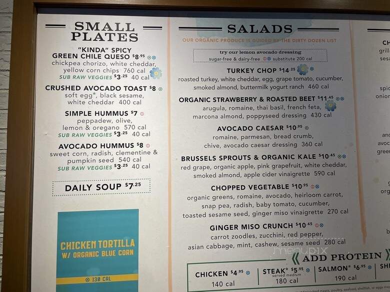 Flower Child - Denver, CO menu_pic