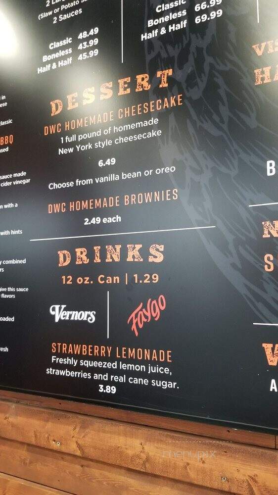 Detroit Wing Company - Troy, MI menu_pic