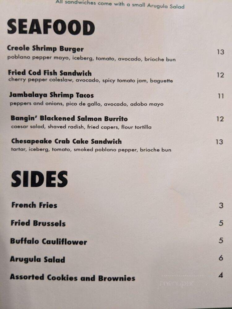 Vegan-ish - Philadelphia, PA menu_pic