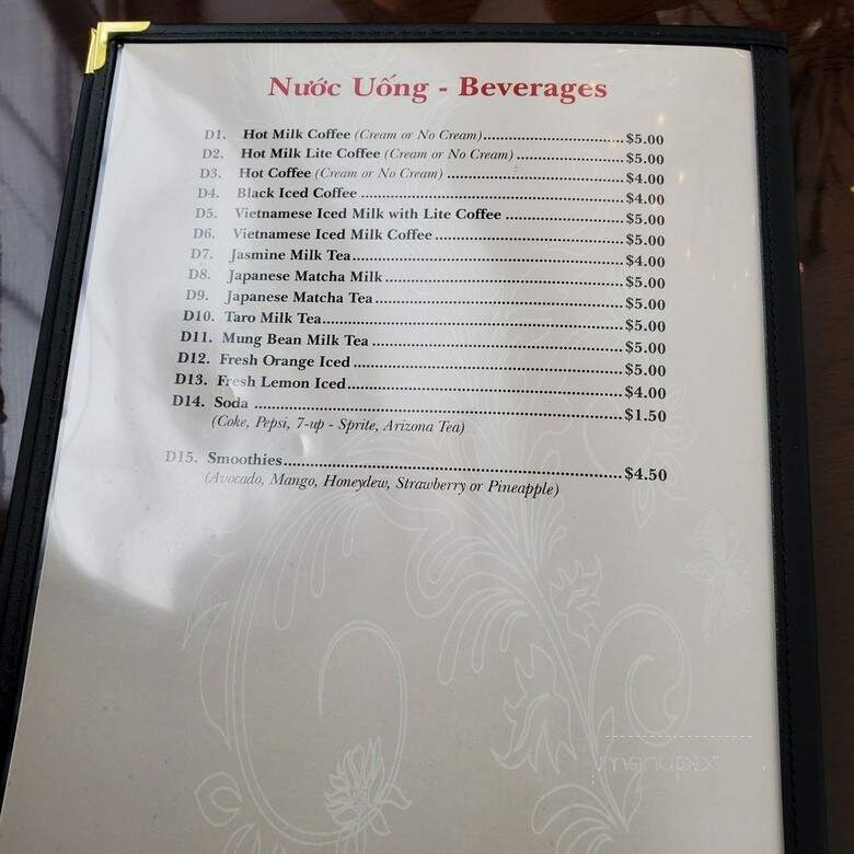 Pho Tau Bay - Philadelphia, PA menu_pic