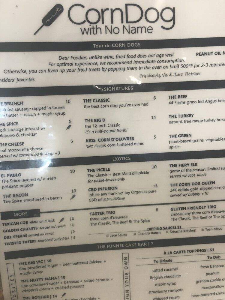No Name - Dallas, TX menu_pic
