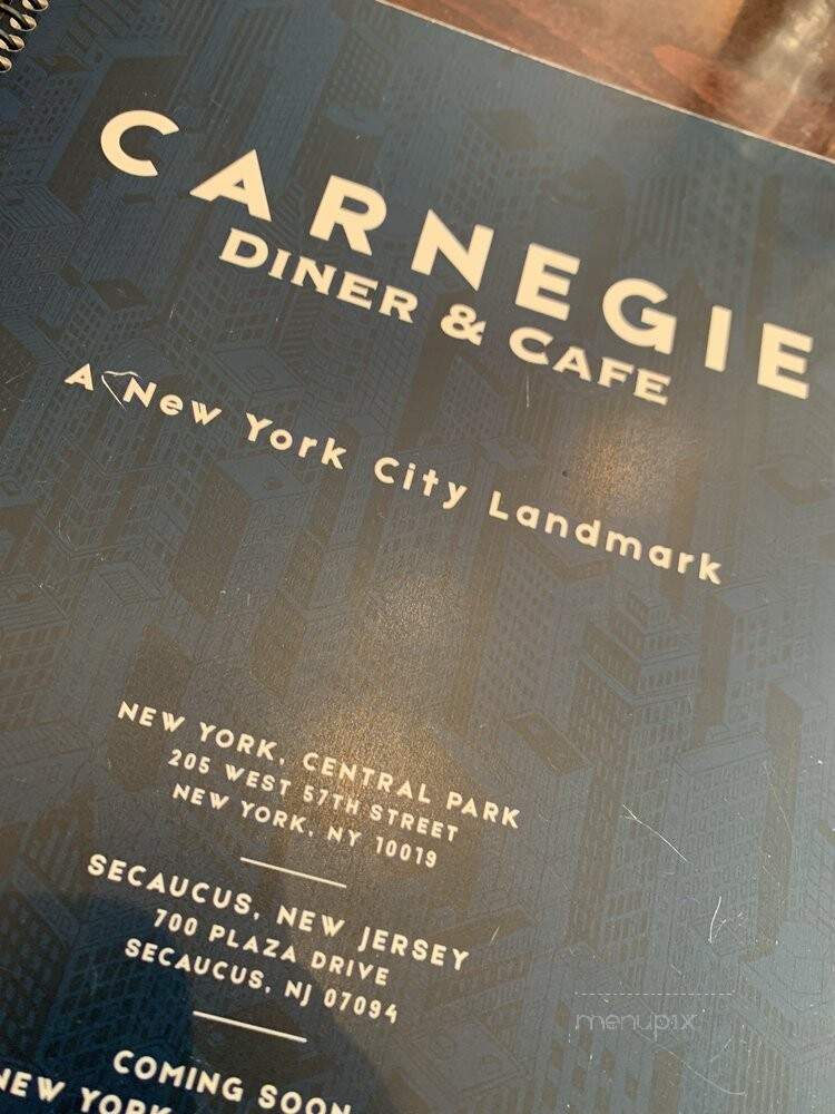 Carnegie Diner - New York, NY menu_pic