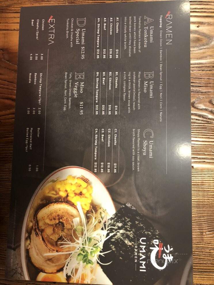 Umami Ramen - New York, NY