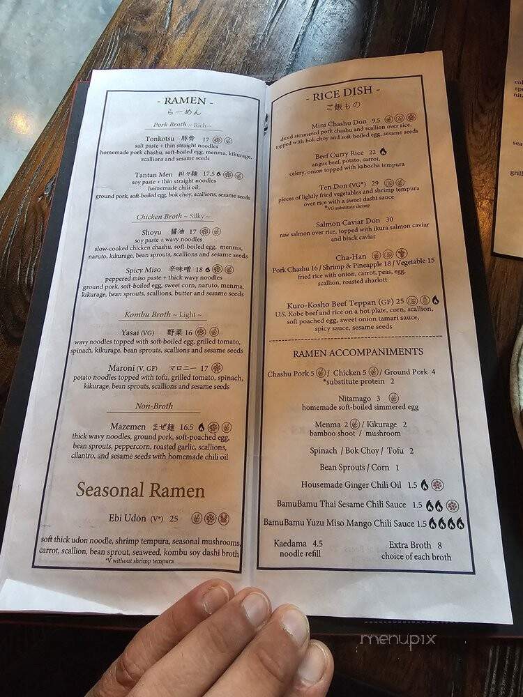 Haruki Ramen and Izakaya - Norwalk, CT menu_pic