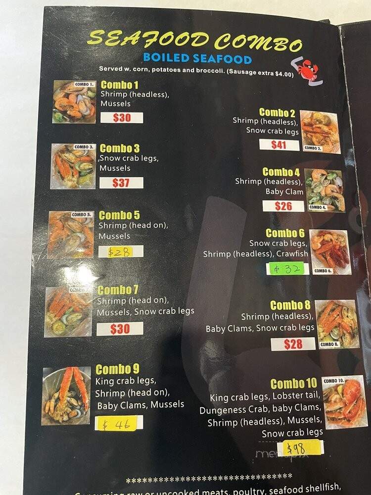 Crack Crab - Philadelphia, PA menu_pic