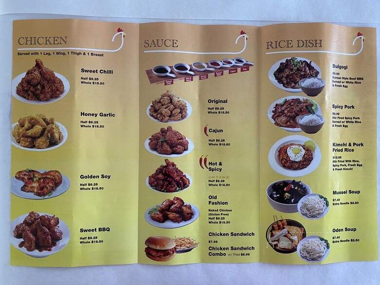 Andy's Chicken - Jenkintown, PA menu_pic