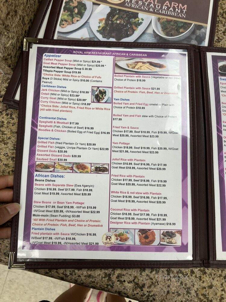Royal Arm Restaurant African and Caribbean - Katy, TX