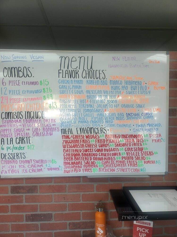 Fusion Wings - Montebello, CA menu_pic