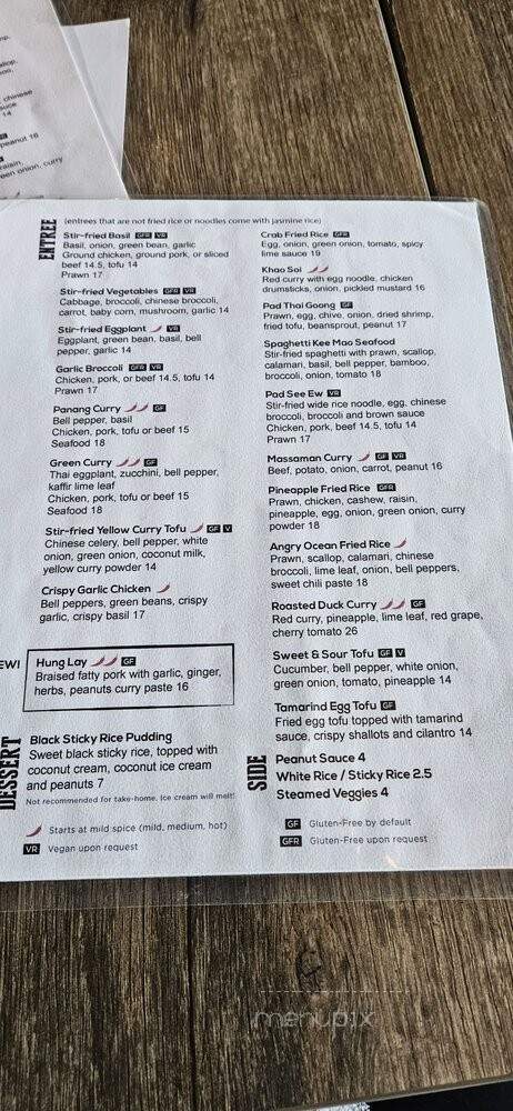 Khao Soi - Bremerton, WA menu_pic
