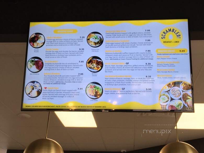 Scrambled! Breakfast + Lunch - Layton, UT menu_pic
