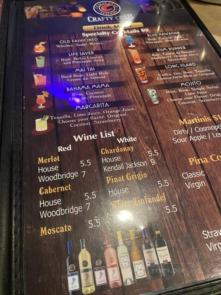 Crafty Crab - Altamonte Springs, FL menu_pic