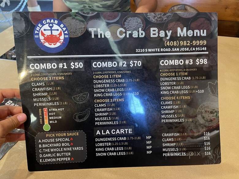 Backyard Bayou - San Jose, CA menu_pic