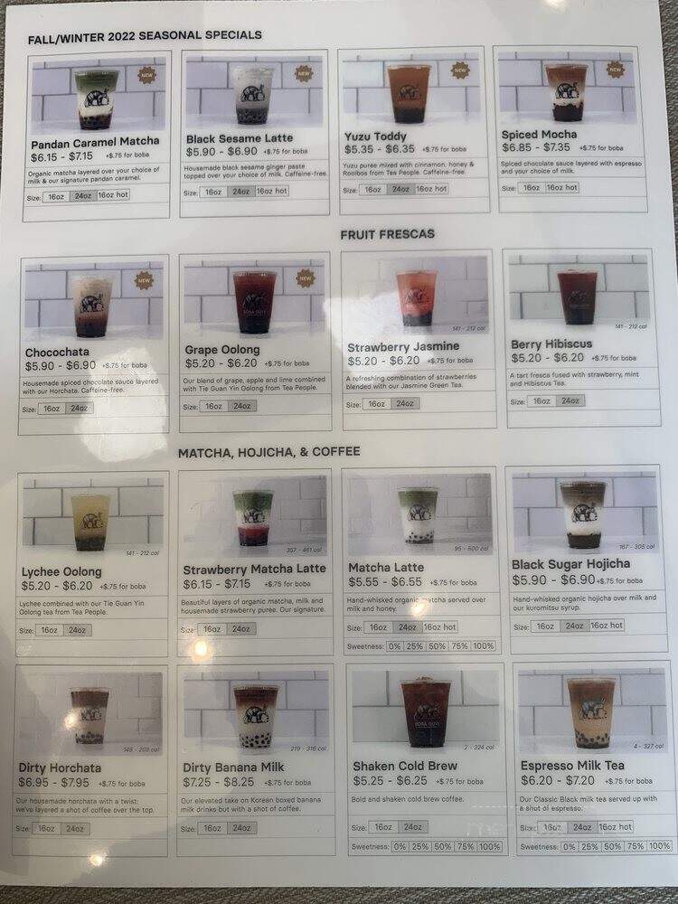 Boba Guys - Los Angeles, CA menu_pic