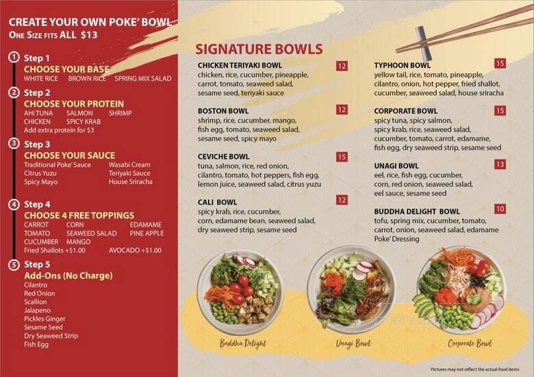 Poke Man Sushi - Boca Raton, FL menu_pic