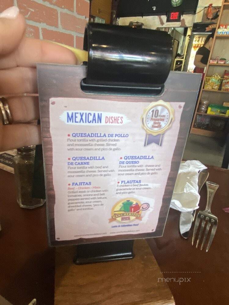 Rancheritos De Boca - Boynton Beach, FL menu_pic