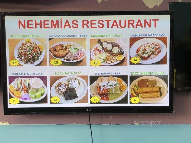 Nehemiah's Restaurant - Long Beach, CA menu_pic