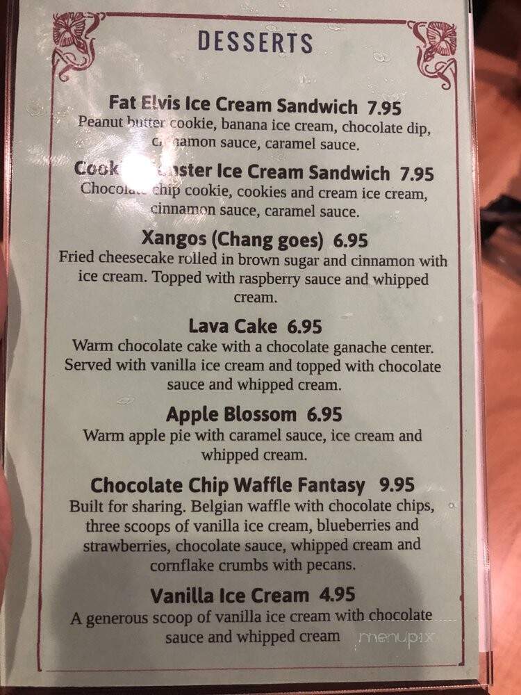 Ashburn Village Inn - Ashburn, VA menu_pic