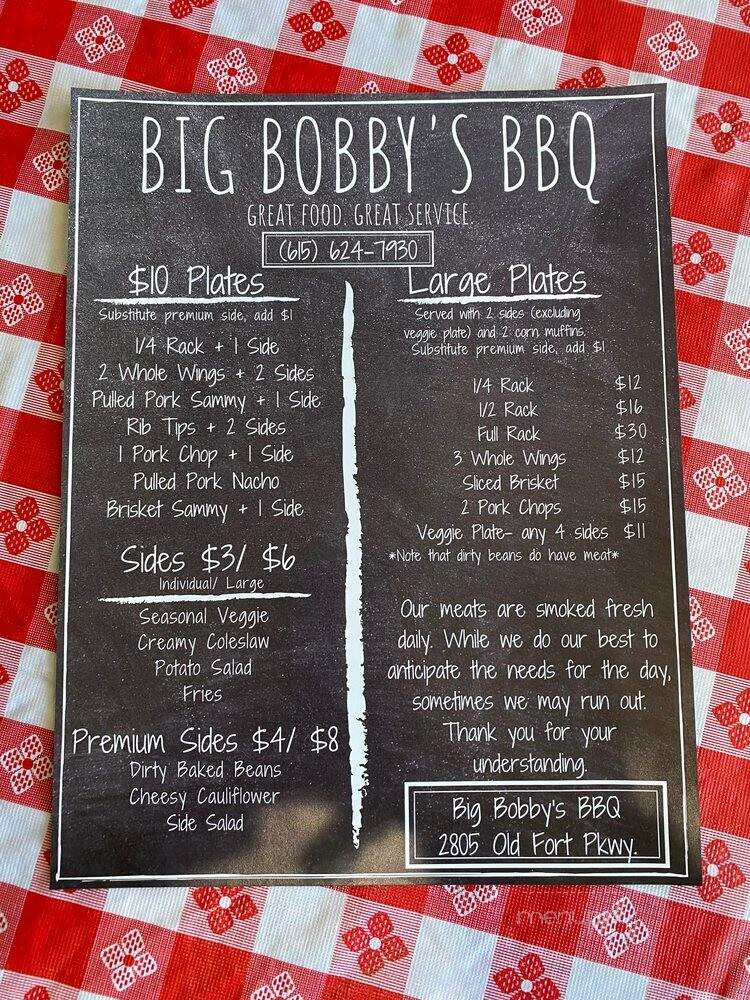 Big Bobby's BBQ - Murfreesboro, TN