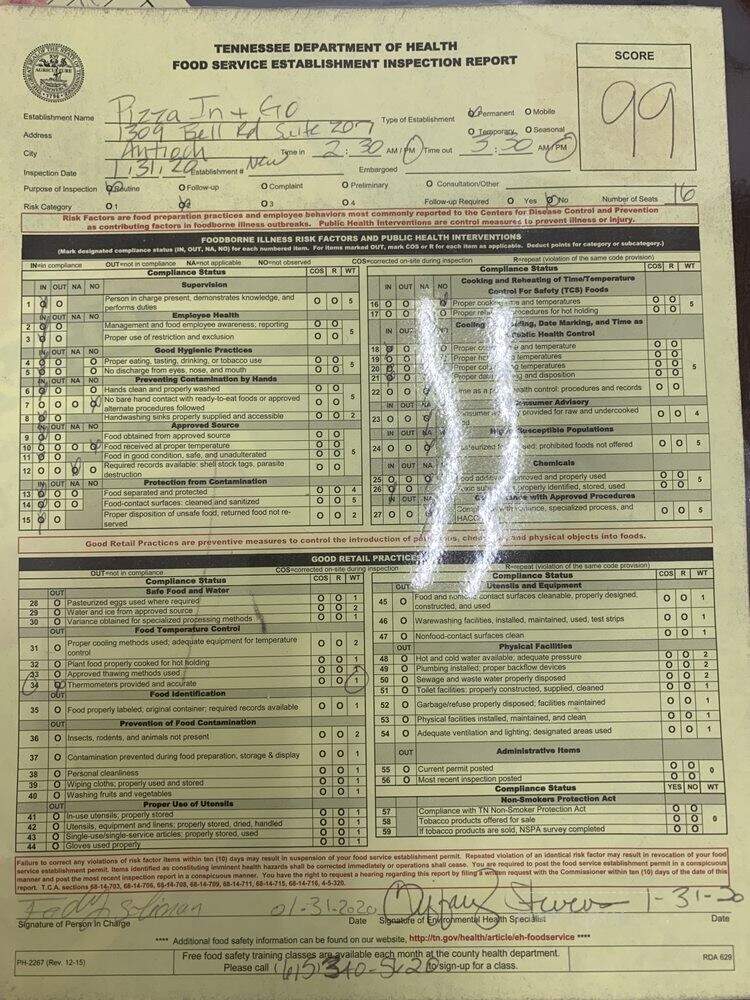 Pizza In & Go - Antioch, TN menu_pic