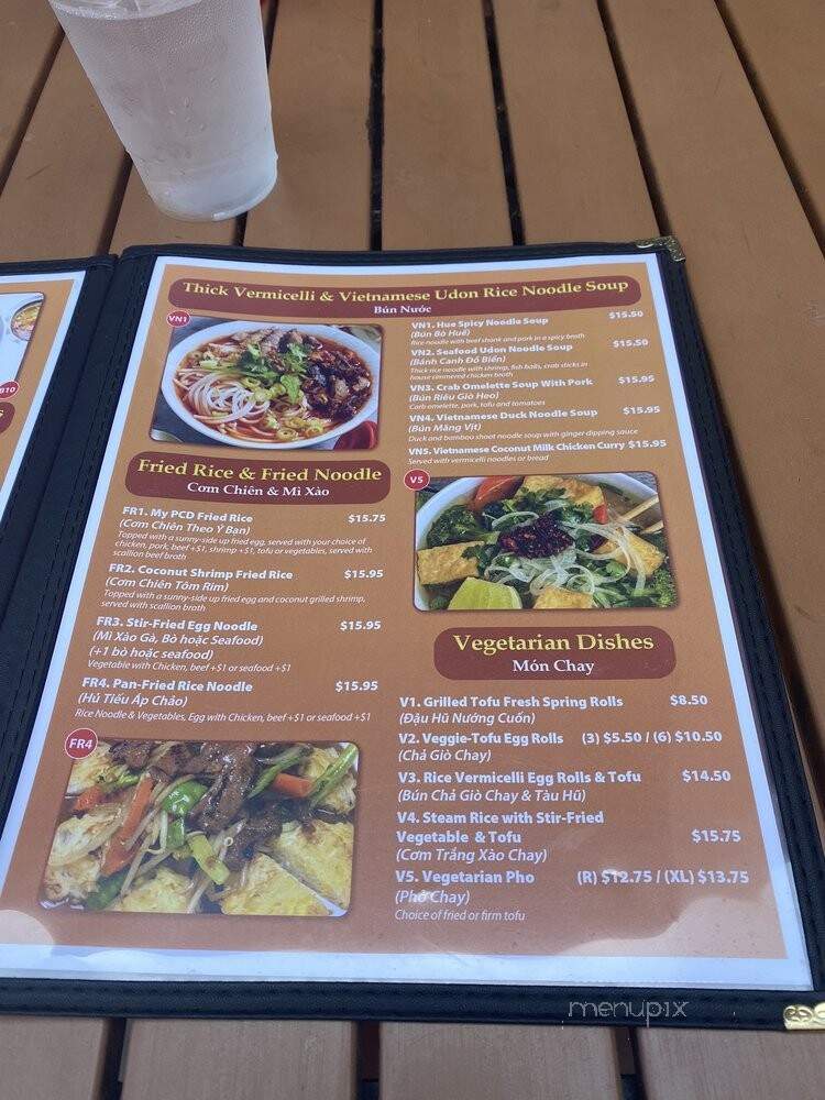 Pho Ca Dao Vietnamese Kitchen - San Diego, CA menu_pic
