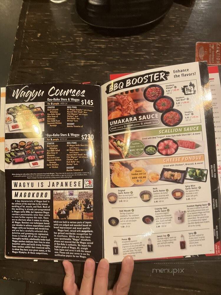 Gyu-Kaku Japanese BBQ - Naperville, IL menu_pic