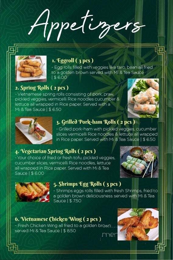Mi N Tea - WestOxford, MS menu_pic