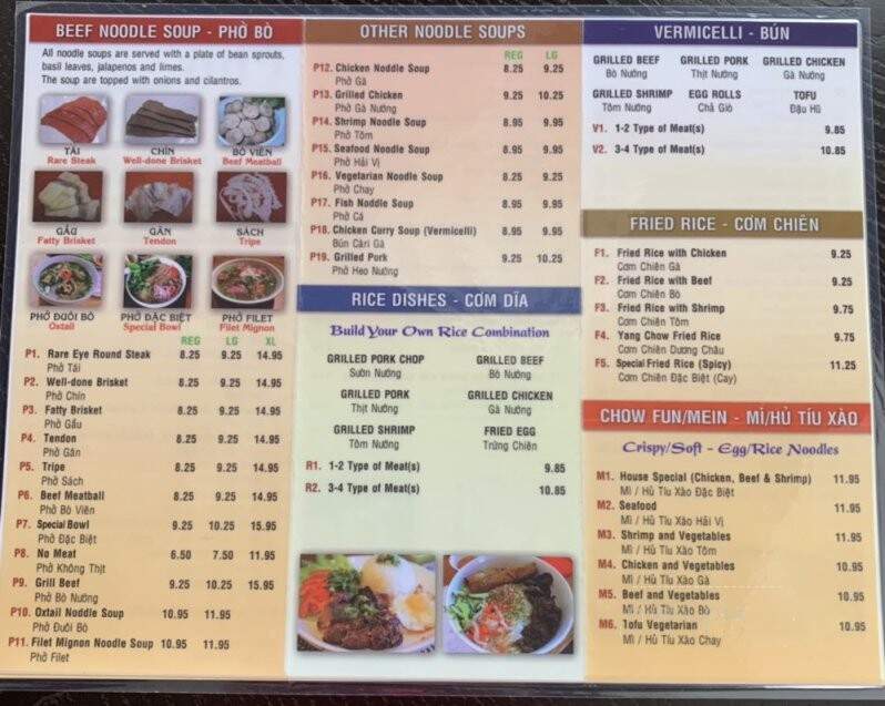 Pho EXP - Huntington Beach, CA menu_pic