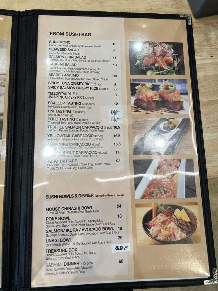 Akafuji - La Habra, CA menu_pic