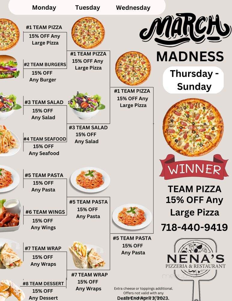 Nonnaz Pizzeria & Restaurant - Queens, NY menu_pic
