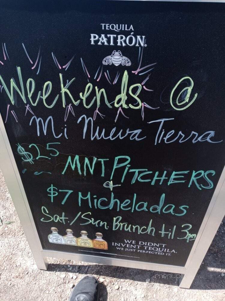 Mi Nueva Tierra - Chicago, IL menu_pic