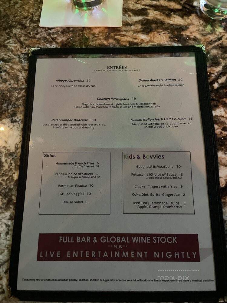 Anacapri - Miami Lakes, FL menu_pic