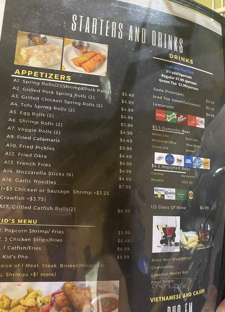 Pho Em - Mansfield, TX menu_pic